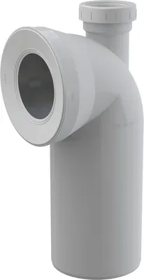 Immagine prodotto di Alcadrain A90-90P50A  WC Anschlussbogen 90° mit Konnektor Anschluss DN50