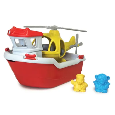 Obrázok produktu pre Green Toys Záchranná loď s helikoptérou