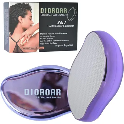 Produktbild von Kristall-Haarentferner Nanoglas Epilierer Peeling Violett Haut
