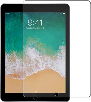 Produktbild von VIVanco™Hochwertiges Tablet Displayschutzglas, kompatibel mit Apple iPad (2018), iPad (2017), Gehärtetes Glas 9H