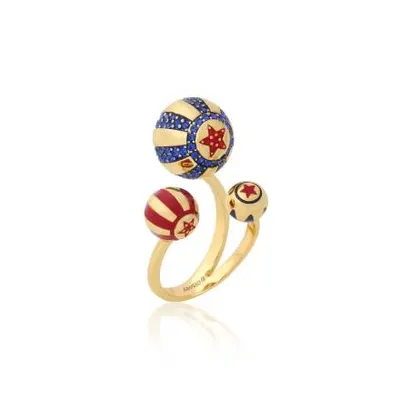 Immagine prodotto di Goebel CK Zirkus Ball Ring Gelbg. Couture Kingdom Dumbo Gold Messing vergoldet 12101581