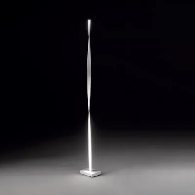 Obrázok produktu pre Podlaha - Moderné stojacie lampy Twist Metal White Led 26W