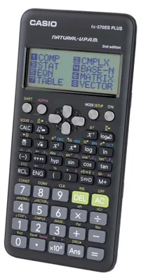 Image de Casio FX-570ESPLUS-2 Calculatrice de bureau Calculatrice scientifique noire (FX-570ESPLUS-2 BOX)