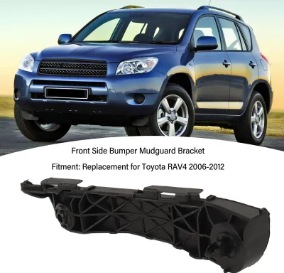 Productafbeelding van Vervangingsonderdeel voor de bevestiging van de spatborden aan de voorbumper voor Toyota RAV4, modeljaren 2006 tot en met 2012. Rechts: 52535-0R010, 52535-0R020
