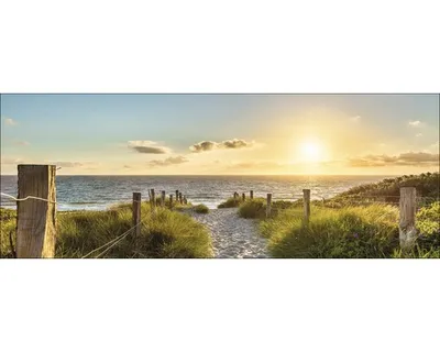 Produktbild von Glasbild Sylt I maritim 80x30 cm Querformat