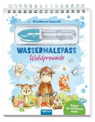 Produktbild von Trötsch Wassermalspaß mit Zauberstift Waldfreunde