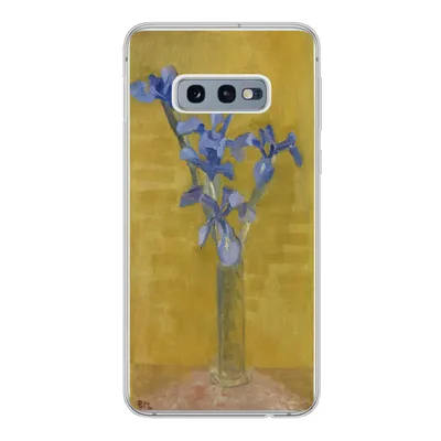 Produktbild von MuchoWow® Handyhülle Schutzhülle Hülle für Samsung Galaxy S10e Schwertlilien - Piet Mondrian - Alte Meister Silikon Softcase Handy Hülle - Handy