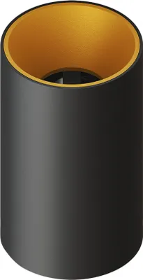 Produktbild von Ledvion LED Aufbauspot Schwarz Rund GU10 Fassung ohne Leuchtmittel dimmbar
