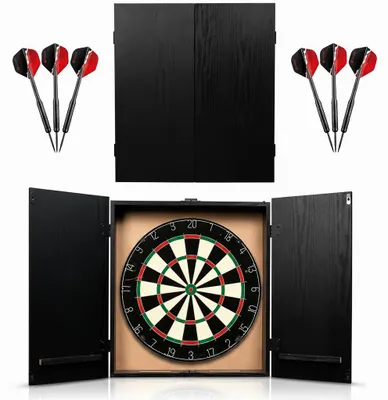 Produktbild von InAndOutdoorMatch - Dartbord-Set mit Schrank - Komplett, KI-generiertes Bild
