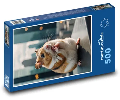 Produktbild von Puzzle 500 Niedlicher Hamster auf Ausflug - martinpuzzle