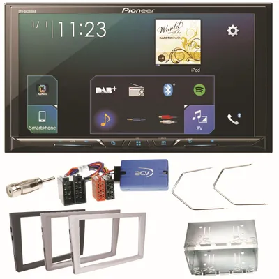 Produktbild von Pioneer SPH-DA230DAB Bluetooth Einbauset für Opel Vectra Omega Corsa Signum Meriva
