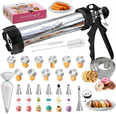 Churros-Maker & Spritzgebäckpresse aus Edelstahl, 304