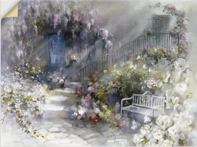 Produktbild von ARTland Wandbild, selbstklebend Wortlos Größe: 80x60 cm
