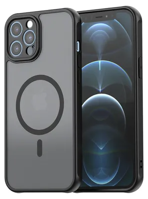 Zdjęcie produktu dla Techsuit – HaloFrost II, etui ochronne MagSafe na iPhone 12 Pro Max – czarne