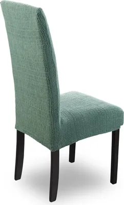 Produktbild von EUROFIRANY | Stuhlüberzug - 35 x 30 x 55 cm - grüner Stuhlbezug - Glamour