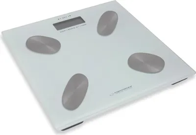Produktbild von Esperanza EBS022W Personenwaage Elektronische Personenwaage Quadratisch Weiß
