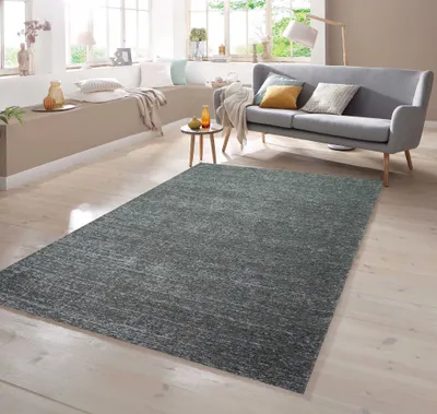 Produktbild von Teppich Kurzflor in grau Größe - 160 x 230 cm