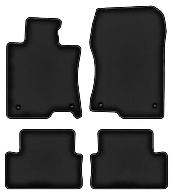 Productafbeelding van Velours automatten voor Honda Accord VIII 2011-2015 (sedan/stationwagen) – 4-delig, zwart, op maat – Wielganizator DURBAN
