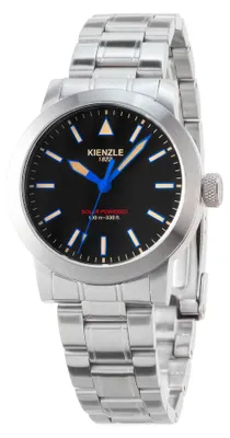 Produktbild von Kienzle Solar Armbanduhr mit Miyota Quarzwerk, Saphirglas, Edelstahlarmband, 10 ATM, Beige