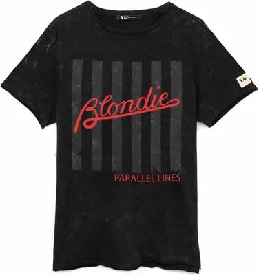Obrázok produktu pre Blondie - Tričko "Parallel Lines" pre mužov/dámy Uni NS6643 (L) (Black)