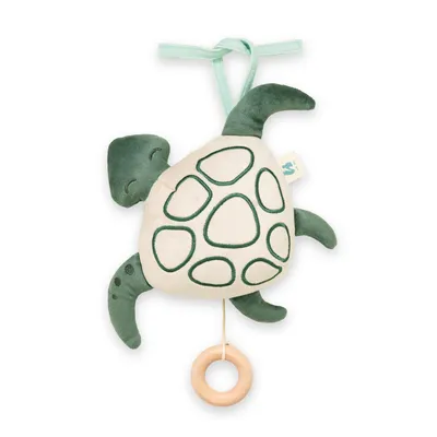 Image de Hauck Baby Boîte à musique Cuddle N Sleep à suspendre, doudou avec mécanisme musical amovible Berceuse de Brahms Bonsoir Bonne nuit