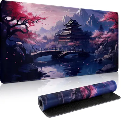 Immagine prodotto di Tappetino per mouse antiscivolo, impermeabile, dimensioni 90 x 40 cm, ideale per l'ufficio e il gaming