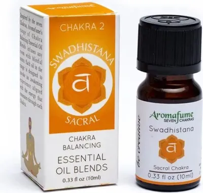Produktbild von Swadishtana Chakra ätherische Ölmischung Aromafume – Packung mit 3 Stück – 10 ml
