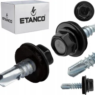 Immagine prodotto di Viti autofilettanti ETANCO GT5 metallo - metallo 5,5 x 32 mm RAL 9005 250 pz.