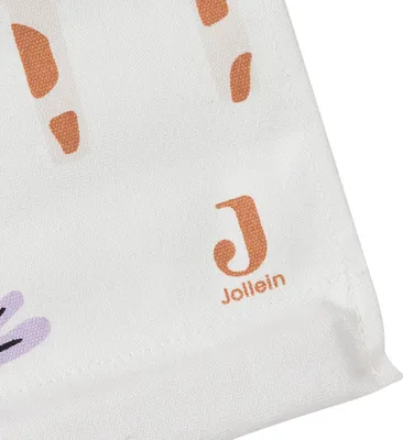Zdjęcie produktu dla Jollein 044-559-67090, 140 cm, Bawełna, Wielobarwny, Biały