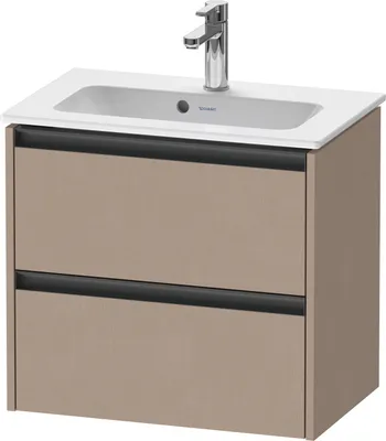Produktbild von Duravit Ketho.2 Wastafelonderkast 61x39x54,9 cm Mat Linnen