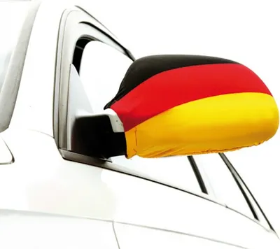Produktbild von Fan Auto Aussenspiegelfahne Deutschland 2er Set
