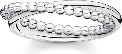 Produktbild von Thomas Sabo TR2321-001-21 Ring Damen Doppelreihig Kugeln Sterling-Silber Gr. 60