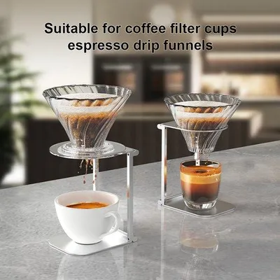 Immagine prodotto di Accessori in metallo leggeri per macchine da caffè - Accessori standard per macchine da caffè - Portafiltro per macchine da caffè - Portafiltro per caffè filtro - Accessori esterni per macchine da caffè - Portacaffè argentati