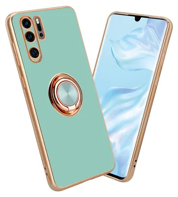 Obrázok produktu pre Cadorabo Ochranné puzdro pre Huawei P30 PRO v tyrkysovej farbe Kryt puzdra Ochranný kryt fotoaparátu Magnetický držiak do auta