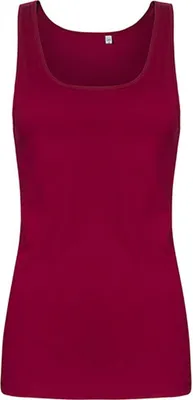 Obrázek produktu pro X.O by Promodoro 1451 | Dámské tílko s kulatým výstřihem, česaná bavlna - barva: Berry - velikost: 3XL