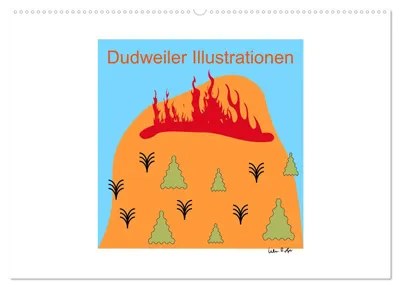 Immagine prodotto di DudoDigital (calendario da parete 2027, formato DIN A2 orizzontale), calendario mensile CALVENDO