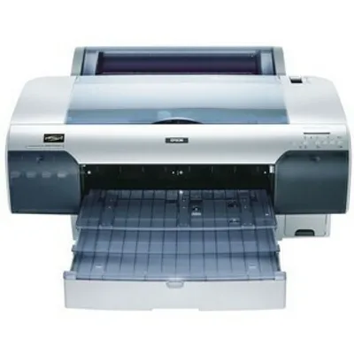 Produktbild von Epson Stylus Pro4450 Tintenstrahl-Großformatdrucker - 431,80 mm (17 Zoll) - Farbe - 24,3 m²/h Farbe - 1440 x 720 dpi - Fast Ethernet - USB - Tischgerät