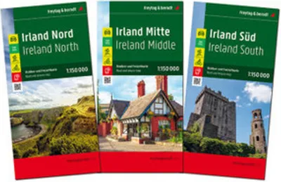 Produktbild von freytag & berndt Straßenkarte Irland Set 1:150.000