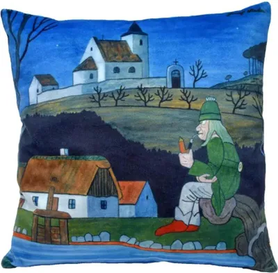 Produktbild von Kissen 25x25 cm Lada Wassermann