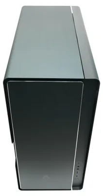 Produktbild von Azza Cast, Midi Tower, PC, Schwarz, ATX, Aluminium, Stahl, Multi