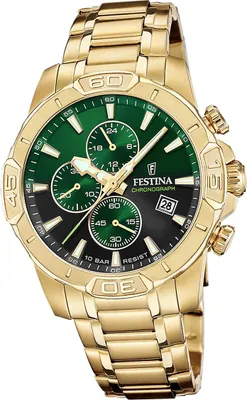Produktbild von Festina Herrenuhr Timeless Chronograph Armbanduhr Edelstahl gold D2UF20705/6
