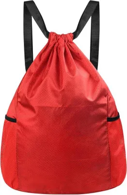 Immagine prodotto di Borsa sportiva impermeabile con tracolla - Rossa - 42 x 34 cm - Per uomo e donna