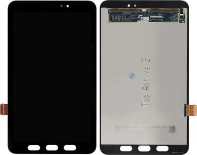 Zdjęcie produktu dla Clappio, wyświetlacz LCD + ekran dotykowy do Samsung Tab Active 3, czarny