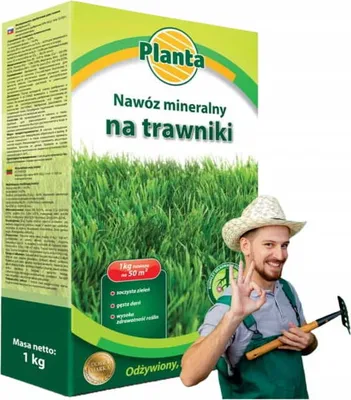 Produktbild von Mineraldünger für Rasen 1kg Saftig grüner und dichter Rasen
