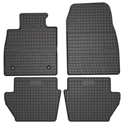 Image de Tapis de sol en caoutchouc pour Ford Puma II 2019- (crossover) – 4 pièces, noirs, sur mesure