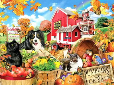 Obrázek produktu pro SunsOut Farm Friends Puzzle 1000 dílků Puzzle Fun