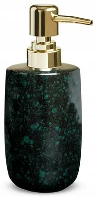 Produktbild von AWD Interior Beso Flüssigseifenspender Schwarz Grün 350ml