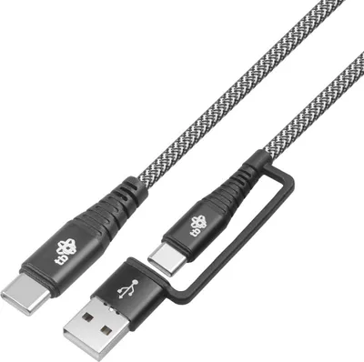 Image de TB USB A/C - USB C Cable 1,2 m black