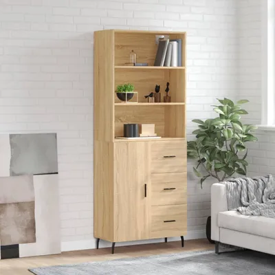 Zdjęcie produktu dla vidaXL Deska wysoka dąb sonoma 69,5x34x180 cm Materiał drewnopochodny