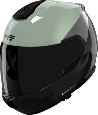 Produktbild von Nolan N100-6 Verniciatura Speciale Klapphelm, schwarz/grün, S (56)